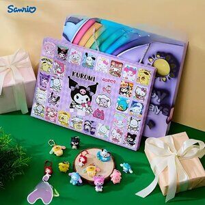 Sanrio Kuromi Hello Kitty & Friends Keychain 40 pcs Advent Calendar Mystery Set